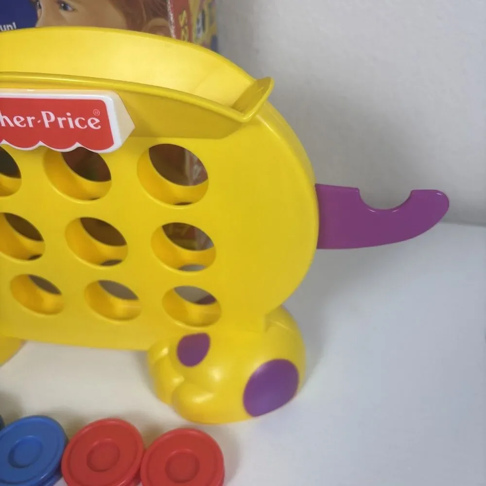 Vintage 1994 Tic Tac Tony Fisher Price Games Preschool Complete 12 Tokens